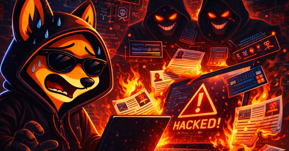 Visual representation of digital exposure and cyber risks.