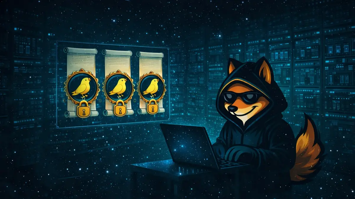 Warrant Canary VPN Diagram