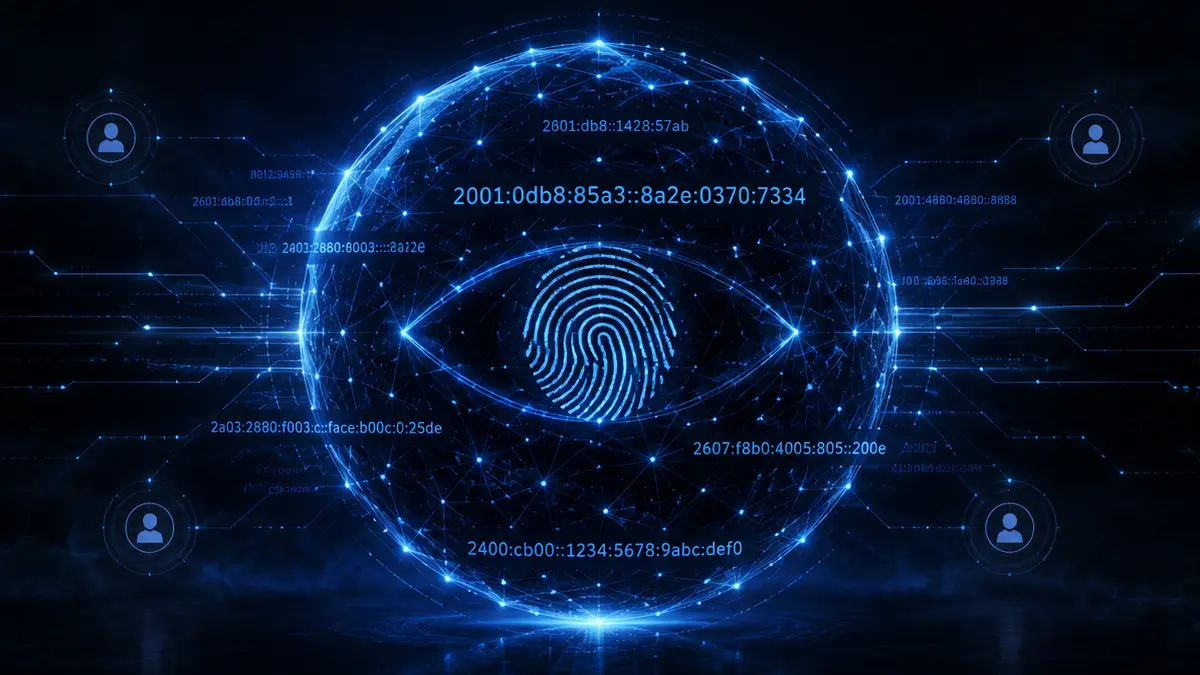 IPv6 privacy and tracking risk illustration
