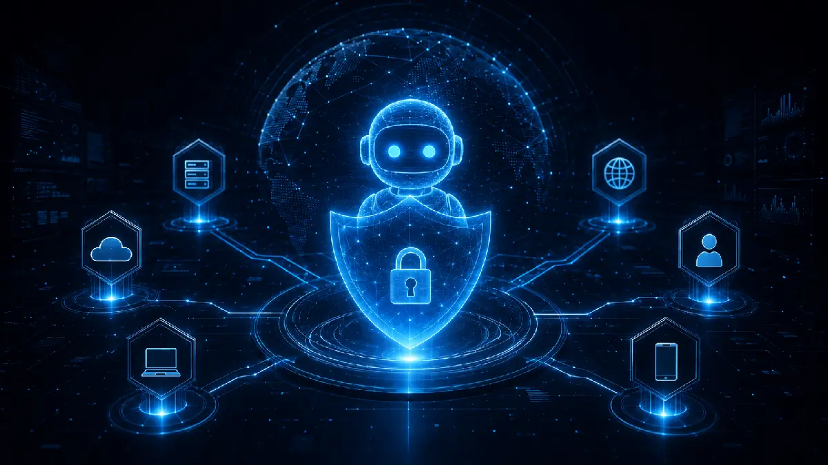 Diagram concept showing whether local, Docker, virtual-machine and cloud AI agents need a VPN