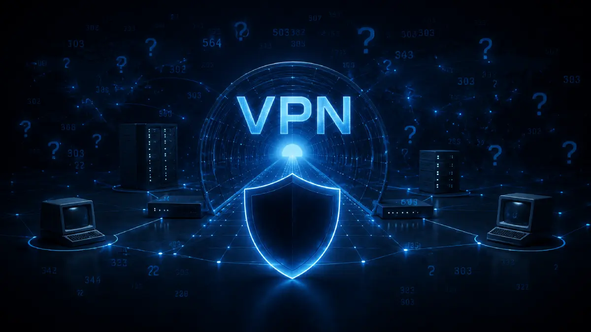 VPN invention date timeline showing early network security, IPsec, PPTP and modern VPN technology